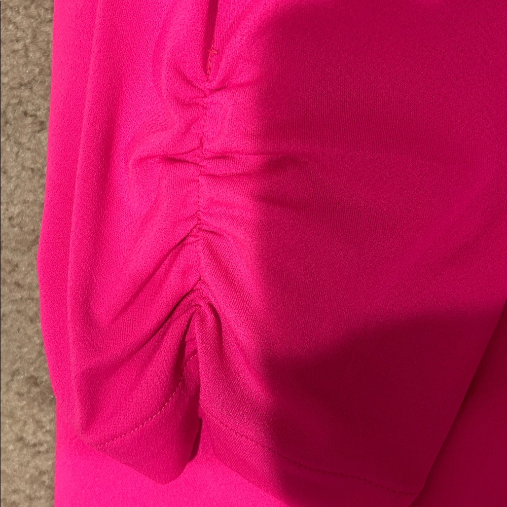 Torrid Women's Bright Pink Cropped Blazer - Picture 3 of 5